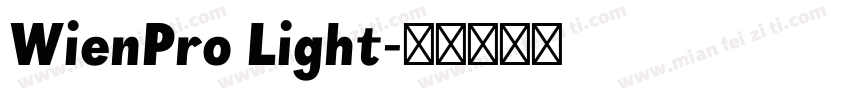 WienPro Light字体转换